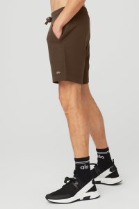 Szorty Alo Yoga Chill Męskie Kawa | 73106-OQBL