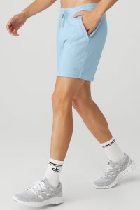 Szorty Alo Yoga Chill Męskie Niebieskie | 41268-XTRN