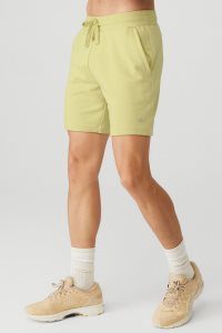 Szorty Alo Yoga Chill Męskie Żółte | 20394-AGLB