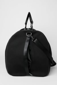 Torba Duffle Alo Yoga Large Traverse Damskie Czarne Srebrne | 26341-QFUV
