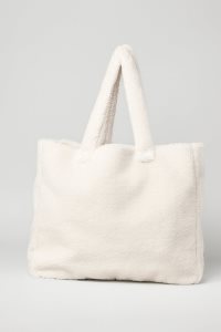 Torby Tote Alo Yoga Foxy Damskie Białe | 29371-XSDZ