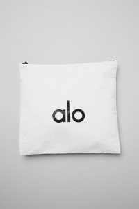 Torby Tote Alo Yoga Keep It Dry Fitness Zip Pouch Damskie Białe | 20718-VWMN