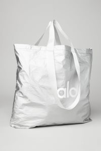 Torby Tote Alo Yoga Keep It Dry Packable Damskie Srebrne | 25763-YRFG
